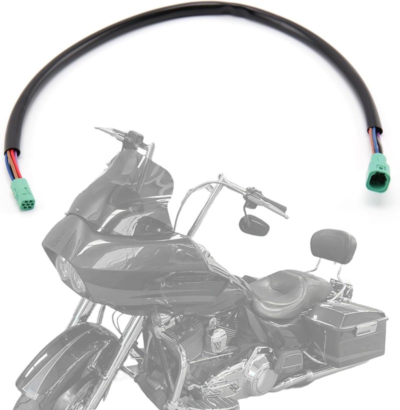 TIGERSGATE 18-Inches TBW Electronic Throttle Fly by Wire Handlebar Harness for 2008-2015 Harley Touring Models - Image 1